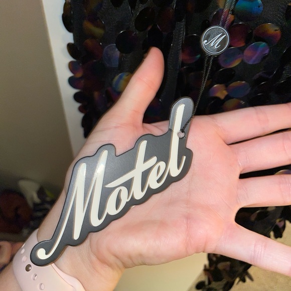 Motel rocks, high neck, backless sequin dress! - Picture 5 of 7